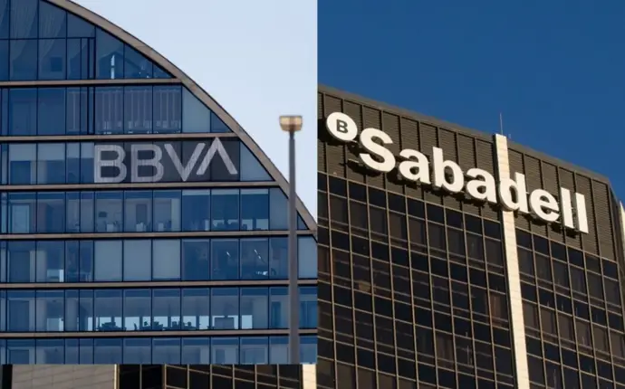 La OPA de BBVA sobre Sabadell presenta una prima positiva de más del 3% tras la mejora del precio