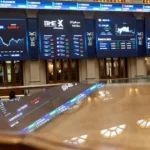 El Ibex 35 baja un 0,10% al finalizar, quedando en 15.570 puntos, con Indra y Puig creciendo un 4%
