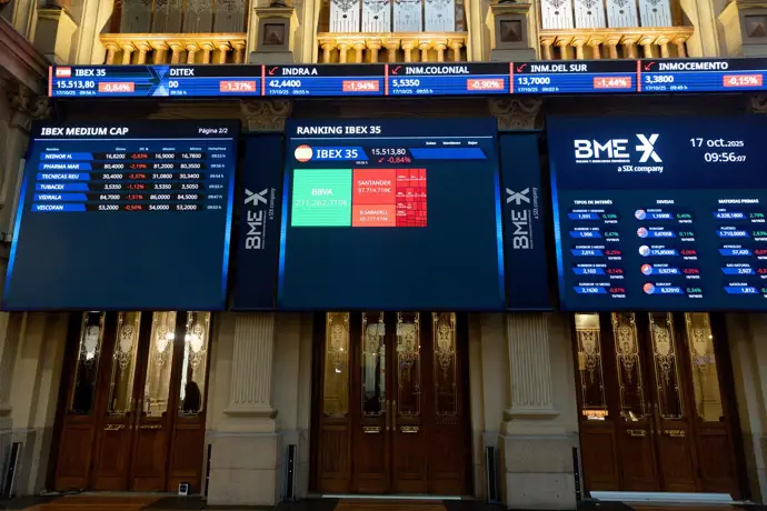 BBVA sube un 5% en Bolsa, mientras que Sabadell cae cerca de un 9% tras la OPA fallida