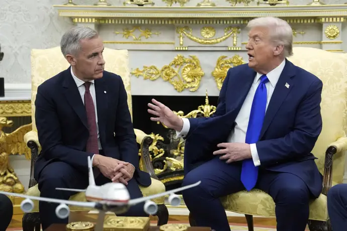 Trump detiene negociaciones comerciales con Canadá tras anuncio de Ontario sobre aranceles