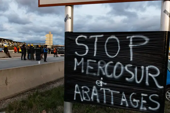 Solo los grandes inversores se beneficiarán del pacto UE-Mercosur, advierten agricultores catalanes